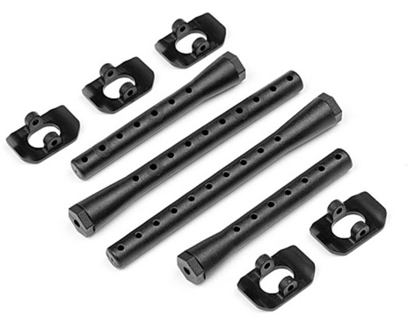 HPI 107903 Body Post Set WR8 Rally Flux (107903)