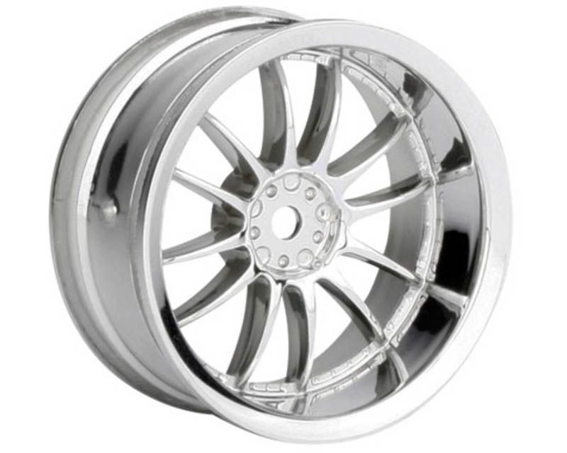 Discontinued - HPI 3281 Work Xsa 02c Wheels 26mm Chrome 6mm Offset (3281)