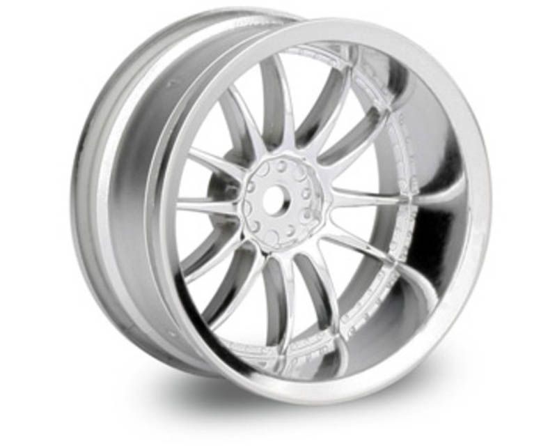 Discontinued - HPI 3282 Work Xsa Wheels 26mm Chrome 9mm Offset (2) (3282)