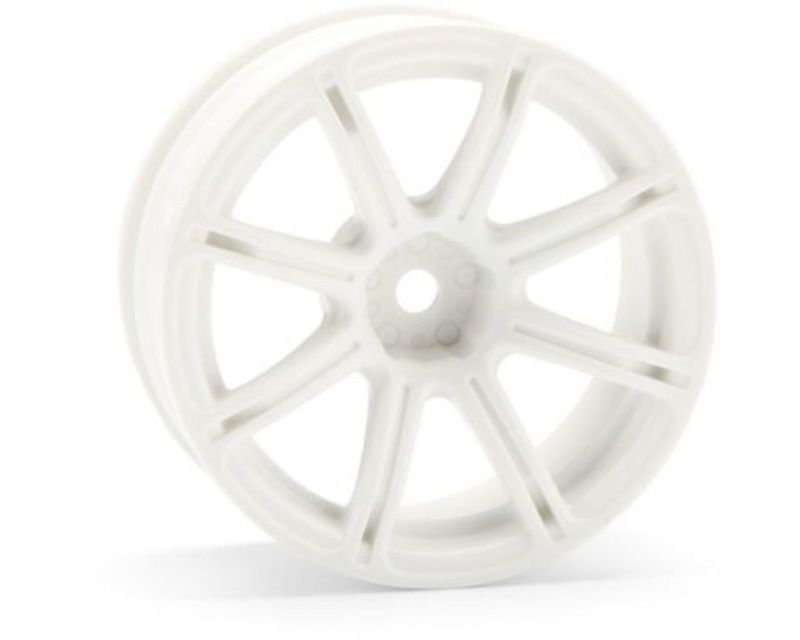 Discontinued - HPI 3304 Work Emotion Xc8 Wheels 26mm White 6mm Offset (2) (3304)