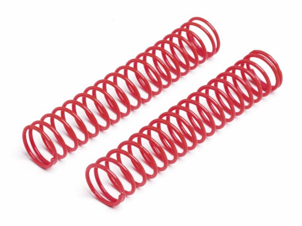 Discontinued - HPI 6589 Shock Spring 13.5x80x1.1 18 Coils Red Wheely King (2) (6589)