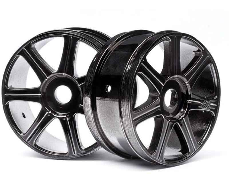 HPI 67768 Hb Edge Wheel Black Chrome 1/8 Buggy 2 Pcs (67768)
