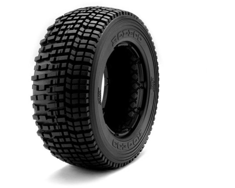 Discontinued - HPI 67865 Rodeo Tire Blue 2pcs Baja 5sc/T/Front (67865)
