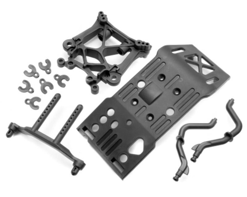 HPI 85234 Skid Plate Body Mount Shock Tower Set Savage X (85234)