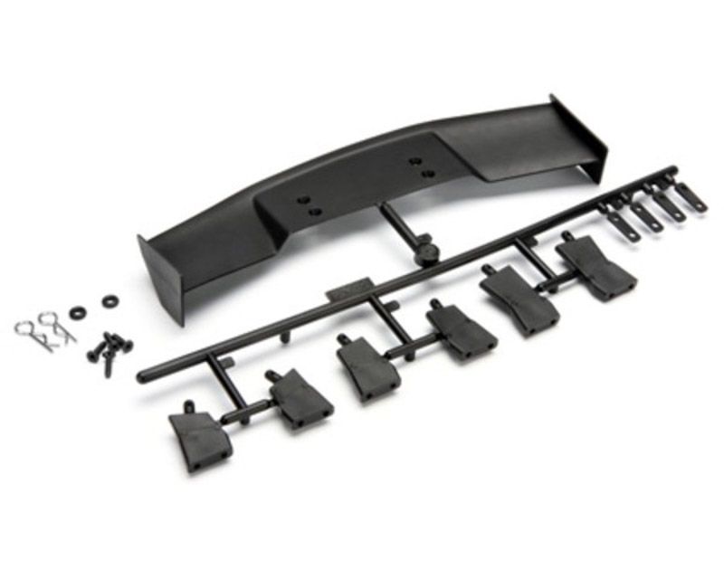 HPI 85288 GT Wing Set Type D 10th Scale Black (85288)
