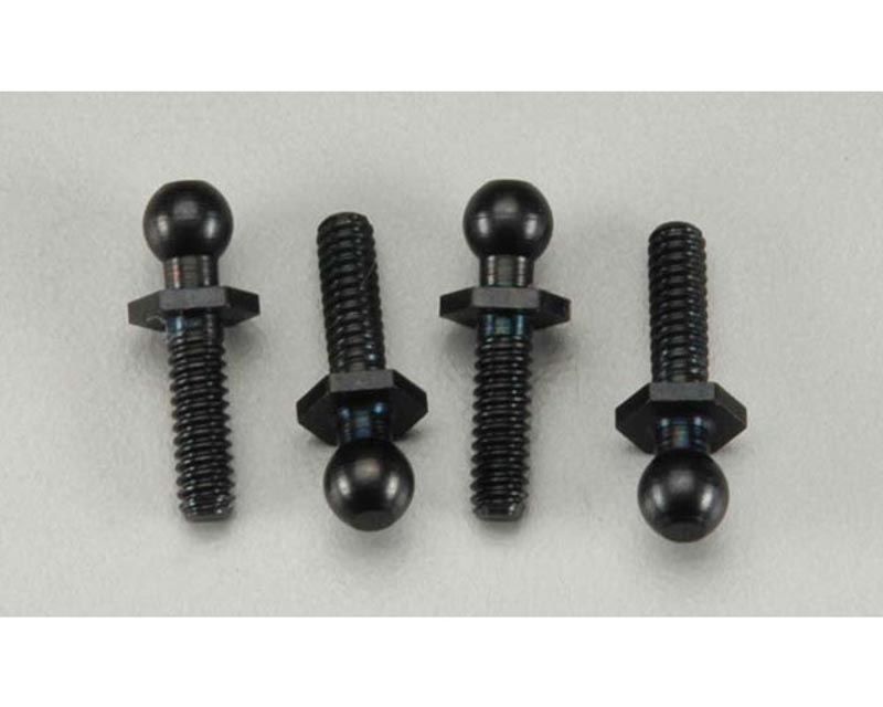 HPI 86191 Ball 4.3x20mm 4-40 Black (4) (86191)
