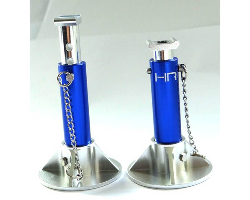 Hot Racing ACC82J06 Blue Scale Look Aluminum Jack Stands (ACC82J06)