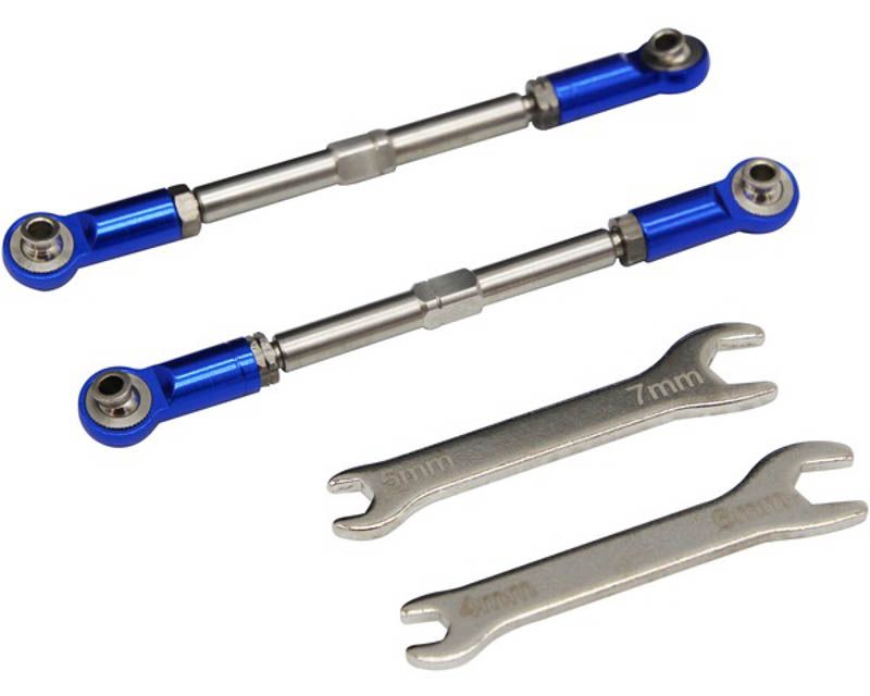 Hot Racing LRR48T06 Stainless Steel Steering Turnbuckle Rock Rey (LRR48T06)