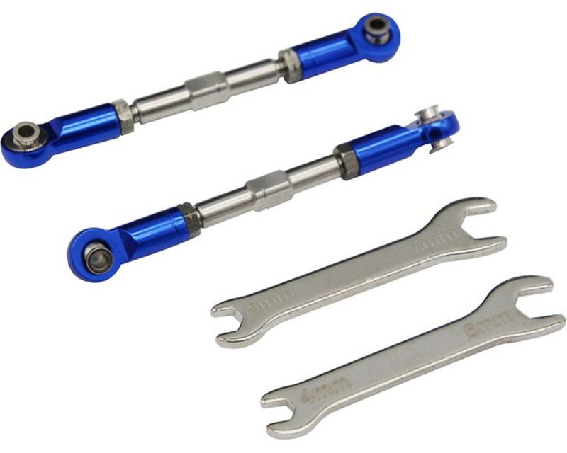 Hot Racing LRR54T06 Stainless Steel Turnbuckle Camber Rock Rey (LRR54T06)
