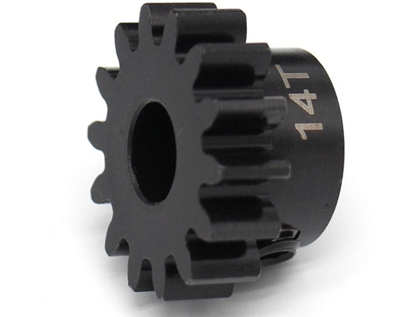 Hot Racing NSG14M15 14t Mod 1.5 Hardened Steel Pinion Gear 8mm Bore (NSG14M15)