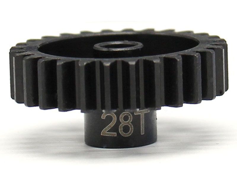 Hot Racing NSG28M1 28t Steel Mod 1 Pinion Gear 5mm (NSG28M1)