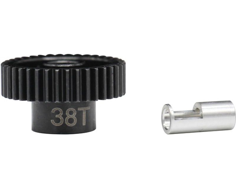 Hot Racing NSG838 38t Steel 48p Pinion Gear 5mm & 1/8 (NSG838)