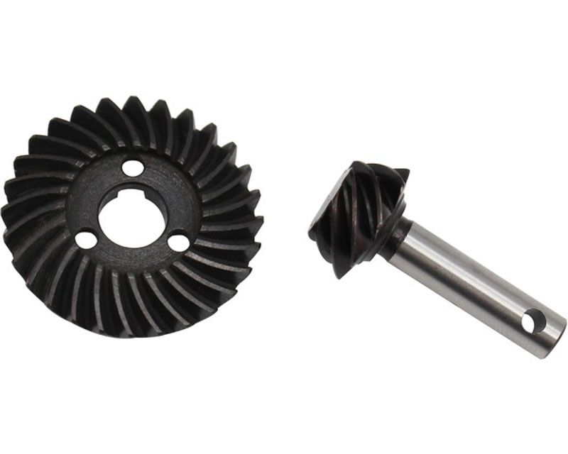 Hot Racing SCXT9288 Reverse HD Steel Bevel Gear Set - 28t/8t 0.9 Module 3.5 Ratio (SCXT9288)