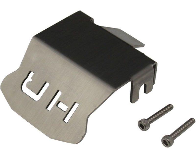 Hot Racing STRXF331CF Stainless Steel Front or Rear Axle Skid Plate Traxxas Trx-4 (STRXF331CF)