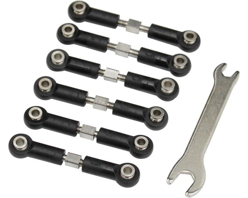 Hot Racing TRF160 Stainless Steel Turnbuckle Kit 4 Tec 2 (TRF160)