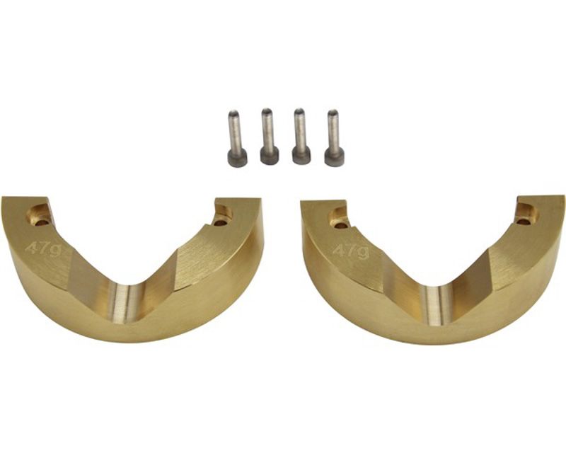 Hot Racing TRXF21HWR Heavy 47g Modular Brass Inner Knuckle Weight for Trxf21he (TRXF21HWR)