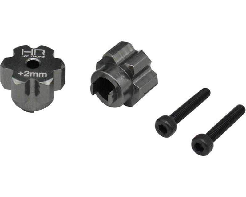 Hot Racing TTDR10W18 Aluminum Wide Wheel Hub +2mm T3-01 (TTDR10W18)