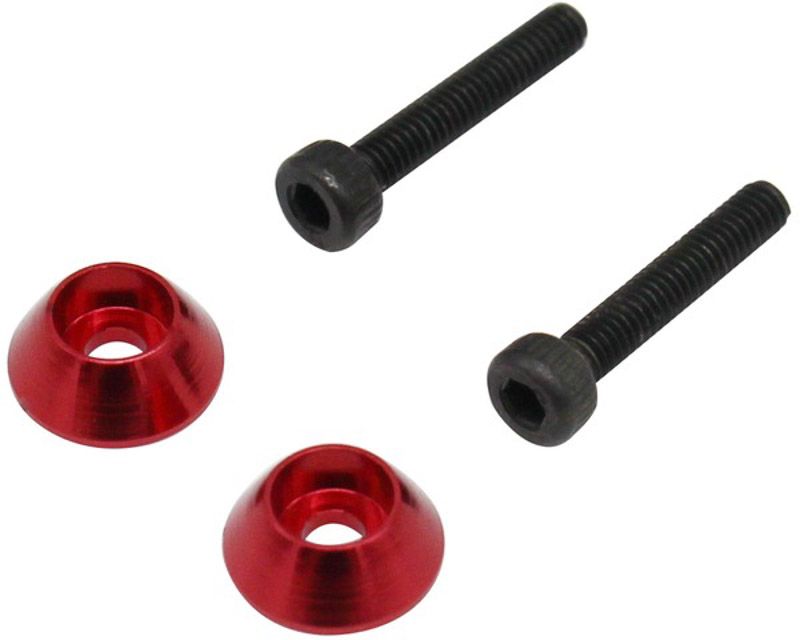 Hot Racing TTDR25X02 Red Aluminum Scale Look Wheel hub Set T3-01 (TTDR25X02)