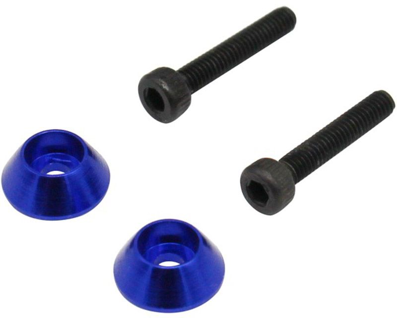 Hot Racing TTDR25X06 Blue Aluminum Scale Look Wheel hub Set T3-01 (TTDR25X06)