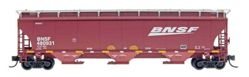 InterMountain 472107 HO Scale Trinity 5161 Cu. Ft. Covered Hopper BNSF "Swoosh"