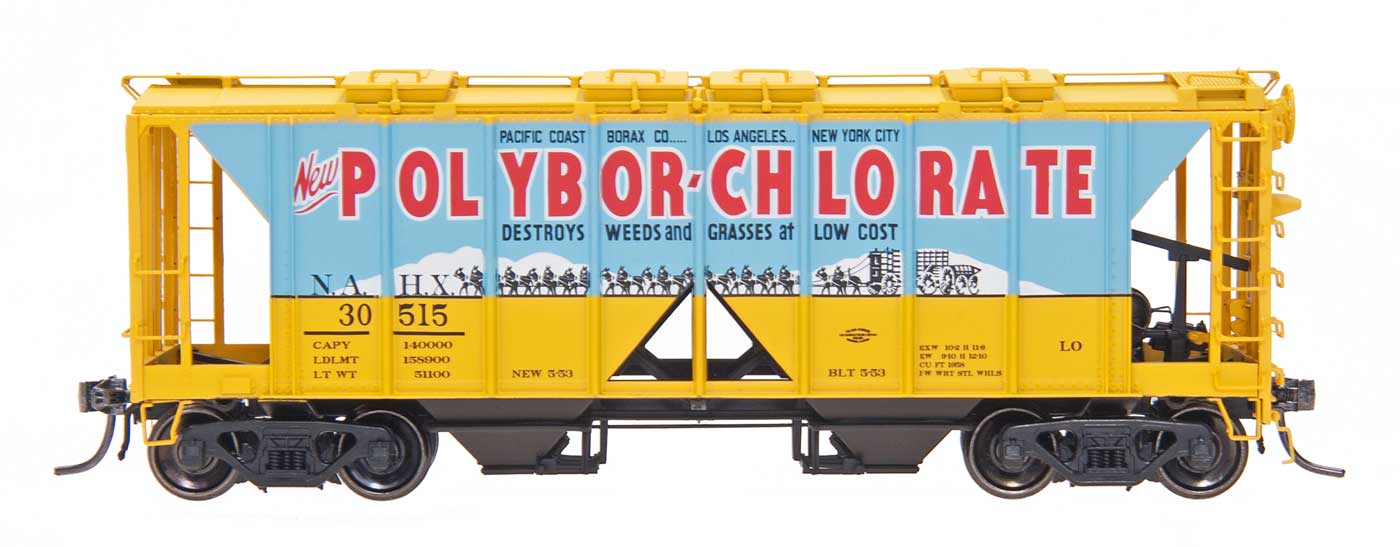 InterMountain 48643 HO Scale 1958 Cu. Ft. Covered Hopper Polybor-Clorate NAHX