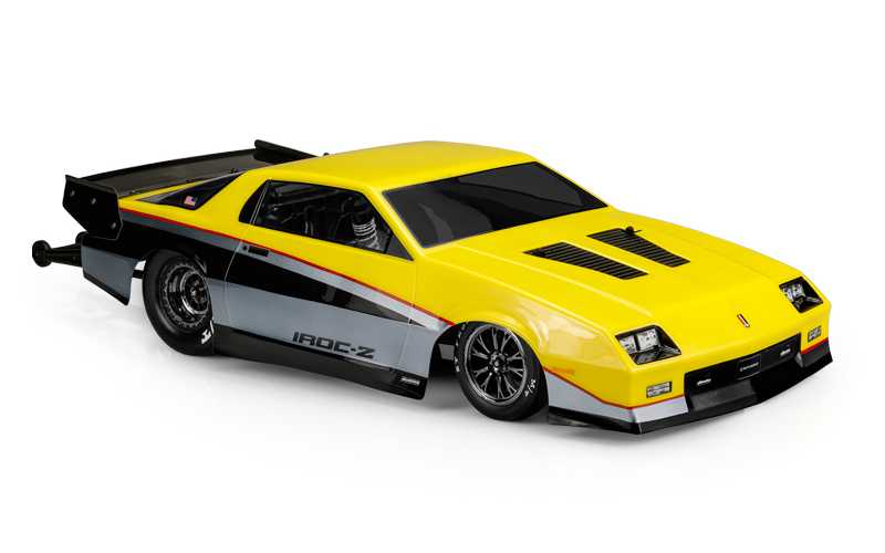 J Concepts 0444 1987 Camaro IROC Street Eliminator Clear Body