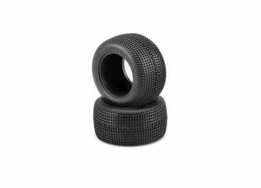 J Concepts 3102-02 Green Compound Sprinter Tires fits Mini-T 2.0 Wheels