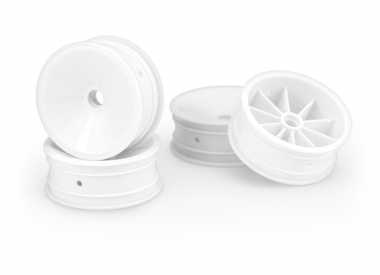 J Concepts 3403W White Mono 2.2 Wheels for RC10 Buggy