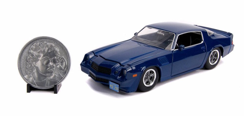Jada 31110 Stranger Things Billy’s 1979 Chevy Camaro Z28 with Coin