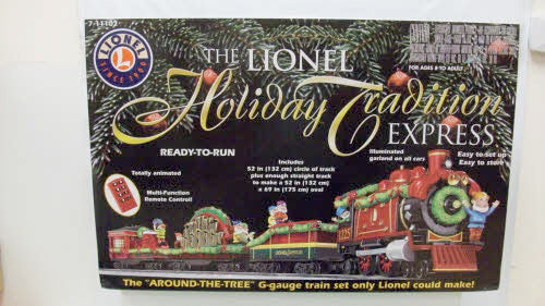 Lionel 7-11102 G Gauge Holiday Express Steam Train Set