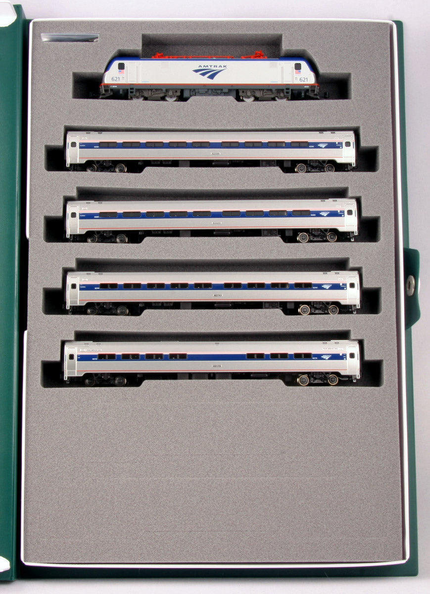 Kato 106-8001B N Scale Amtrak Northeast Corridor ACS-64 621 Amfleet I