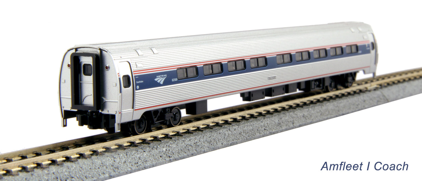 Kato 106-8002 N Scale Amtrak Amfleet I Phase VI (82039, 82755)