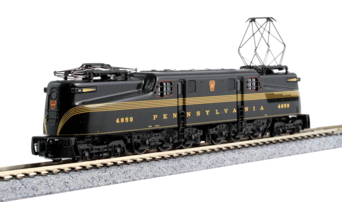 Kato 137-2005 N Scale GG1 Pennsylvania Brunswick Green 5 Stripe PRR 4859