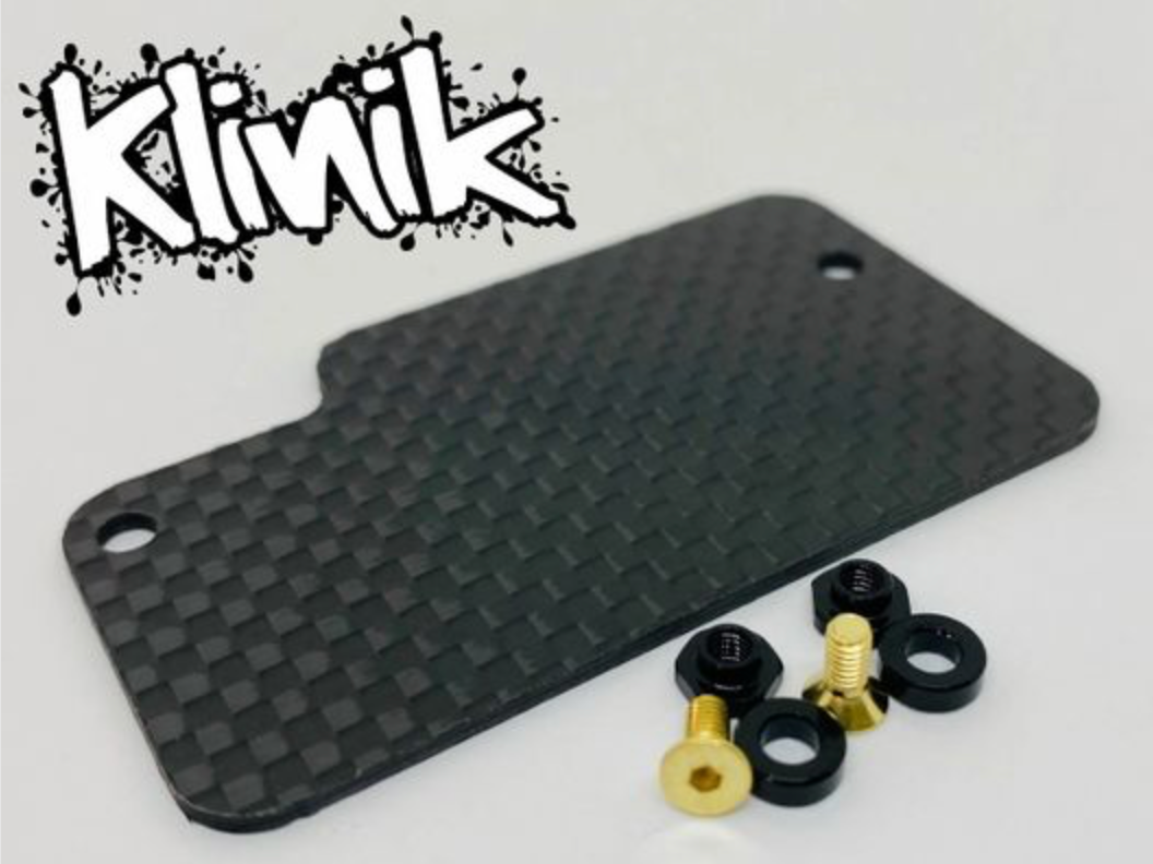 Klinik RC KRC22X4RADIO TLR 22X-4 Buggy Carbon Radio Plate