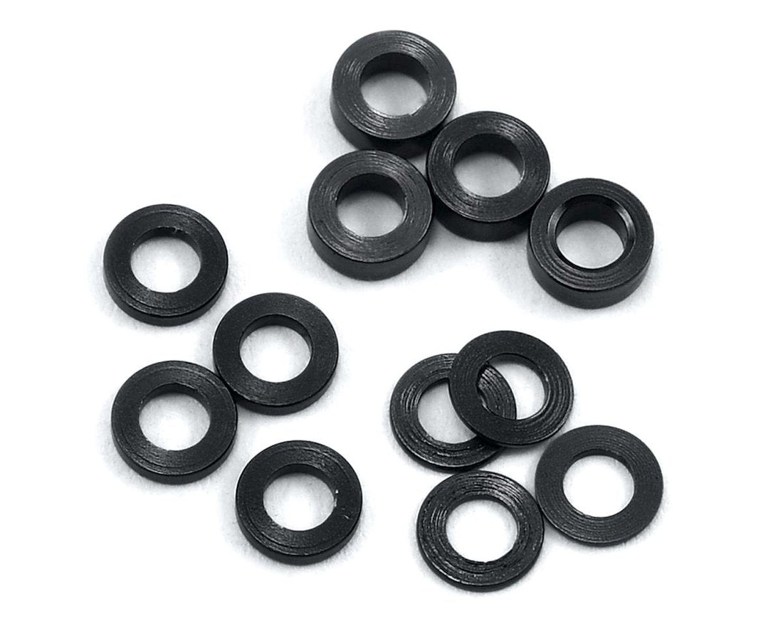 Klinik RC KRCBSWASHERSET Black 3mm Ball Stud Washer Set