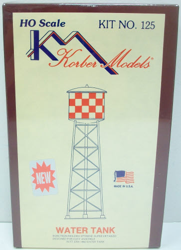 Korber 125 HO Scale Water Tower Building Kit