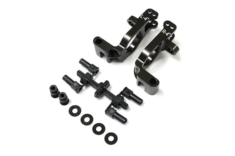 Kyosho IGW061 Al Front Hub Carrier Set Gunmetal GT3 (IGW061)