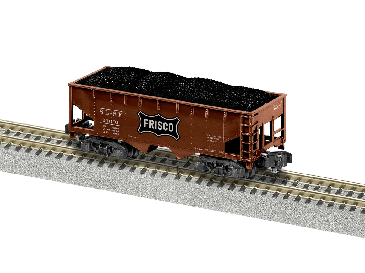 Lionel 2119271 S Gauge American Flyer 2 Bay Open Hopper Frisco SLSF 91601