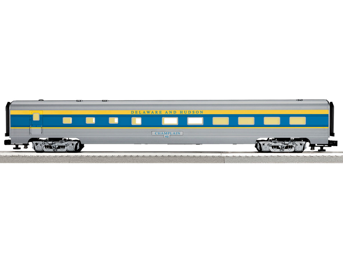 Lionel 2127380 O Scale Legacy 21" StationSounds "Champlain" Diner Car Delaware & Hudson D&H