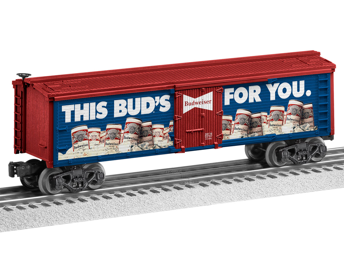 Lionel 2128110 O Gauge Anheuser Busch This Buds for You Reefer