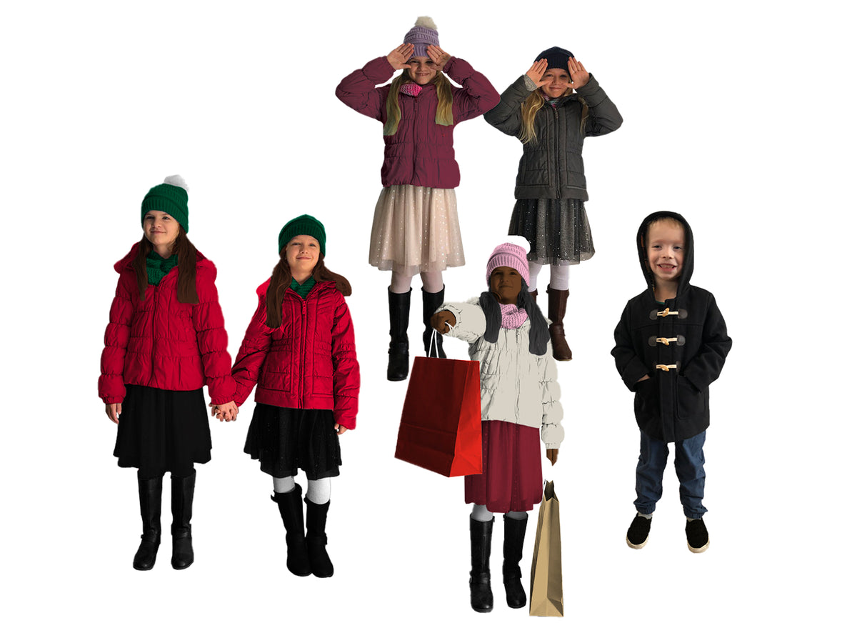 Lionel 2130120 O Gauge Window Shopping Children Figure Set