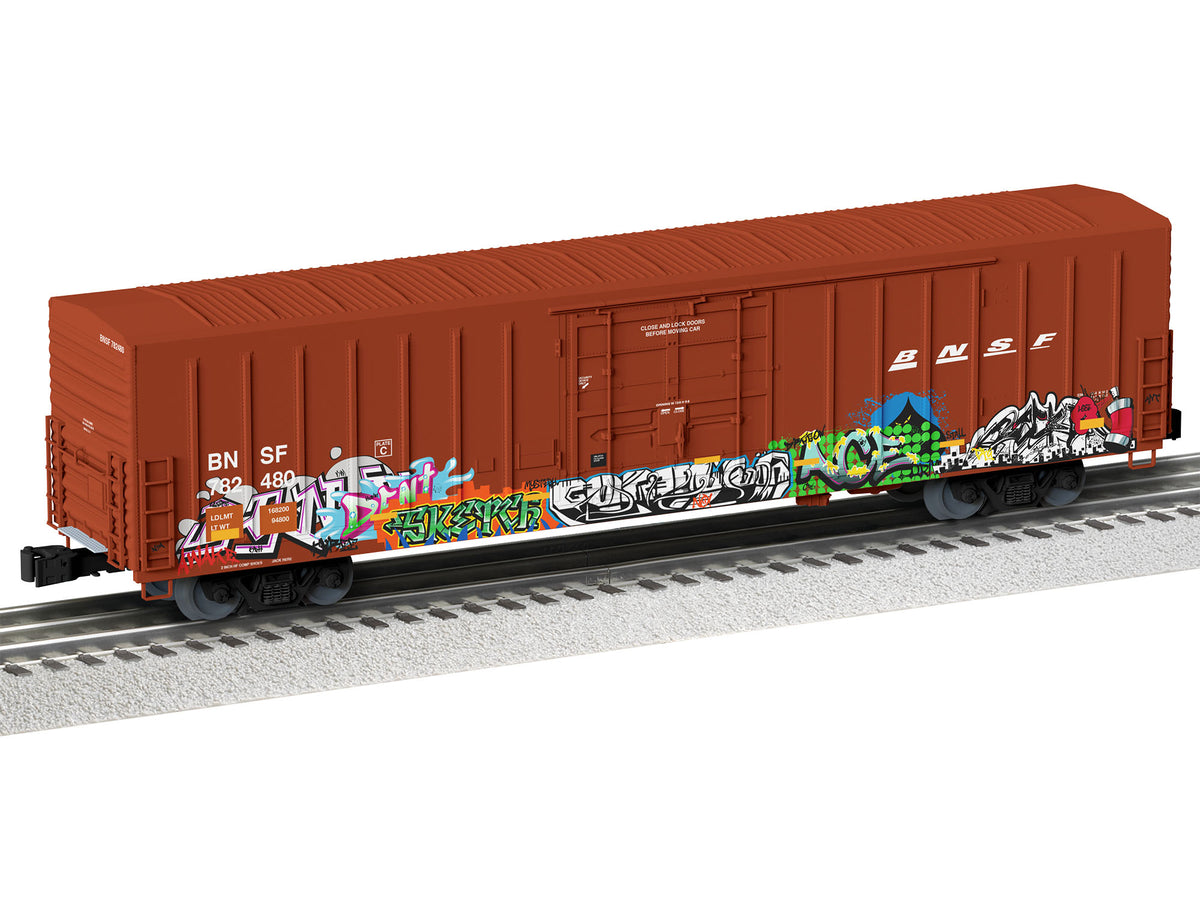 Lionel O Scale 2126432 Beer Boxcar "Graffiti" BNSF 782480
