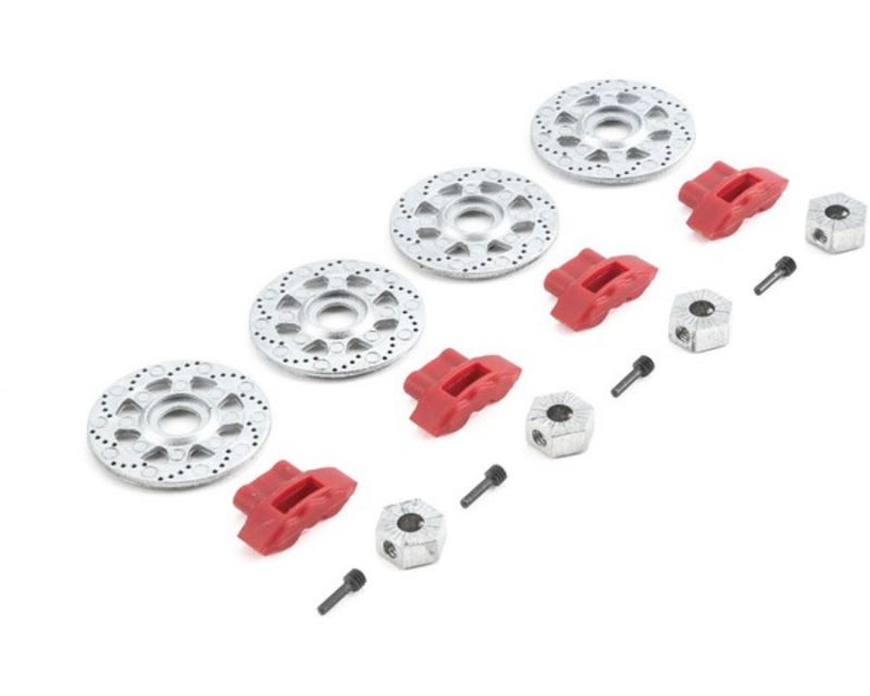 Losi 232006 Hex Rotor Caliper & Pin Set For Baja Rey 4WD (4) (232006)
