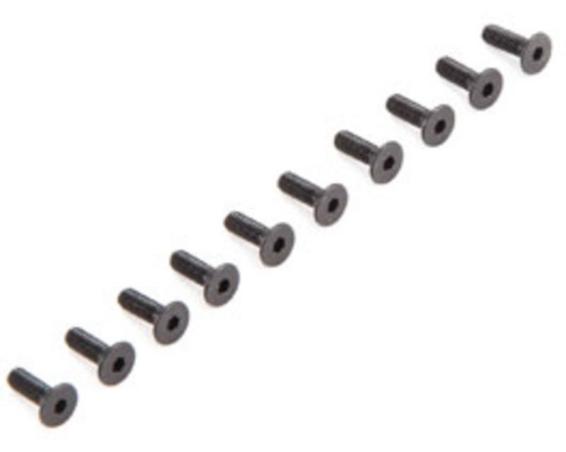 Losi 235009 M2.5x8mm FHCS Flat Head Cap Screws 4WD (10 Pcs) (235009)