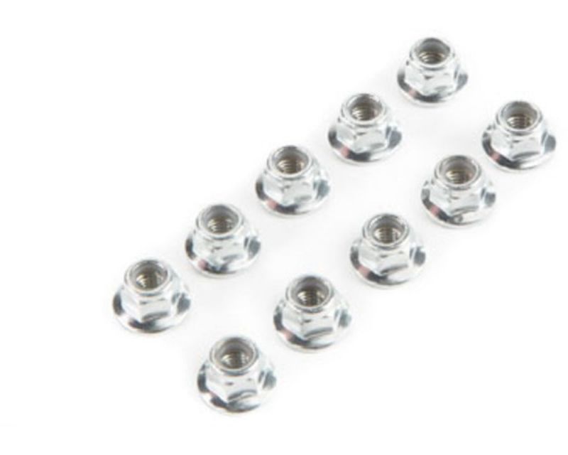 Losi 235015 Lock Nut Flanged M5 x 0.8 Serrated 4WD (10 Pcs) (235015)