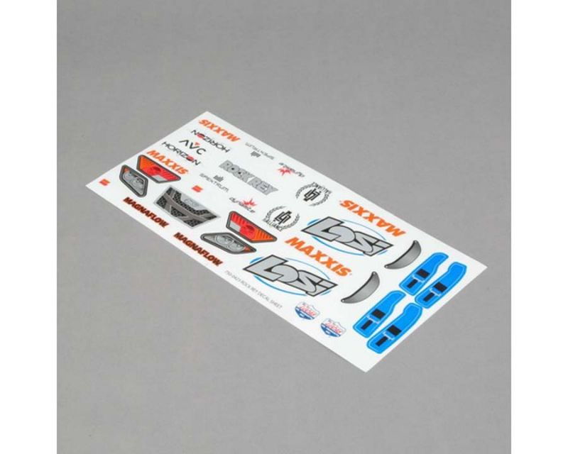 Losi 239002 Electric Decal Sheet Rock Rey (Blue) (239002)
