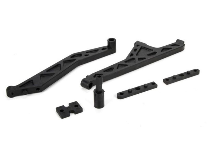 Losi 251037 FR/RR Chassis Brace & CNTR Diff Spcr for Monster Truck XL (251037)
