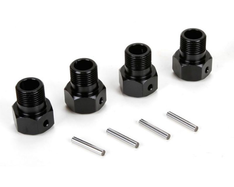 Losi 252050 Wheels Hex Black & Pin for Monster Truck XL (4 Set) (252050)