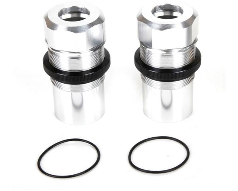 Losi 253019 Fr Rr Shock Body Cap AL for Monster Truck XL Silver (2 Set) (253019)