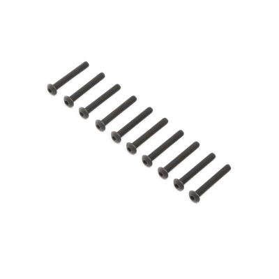 Losi 255011 Button Head Screws Stl BO M4 x 30mm (10 Pcs) (255011)
